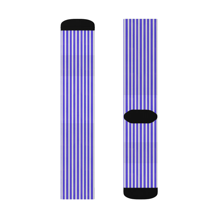 Funky Purple Striped Socks