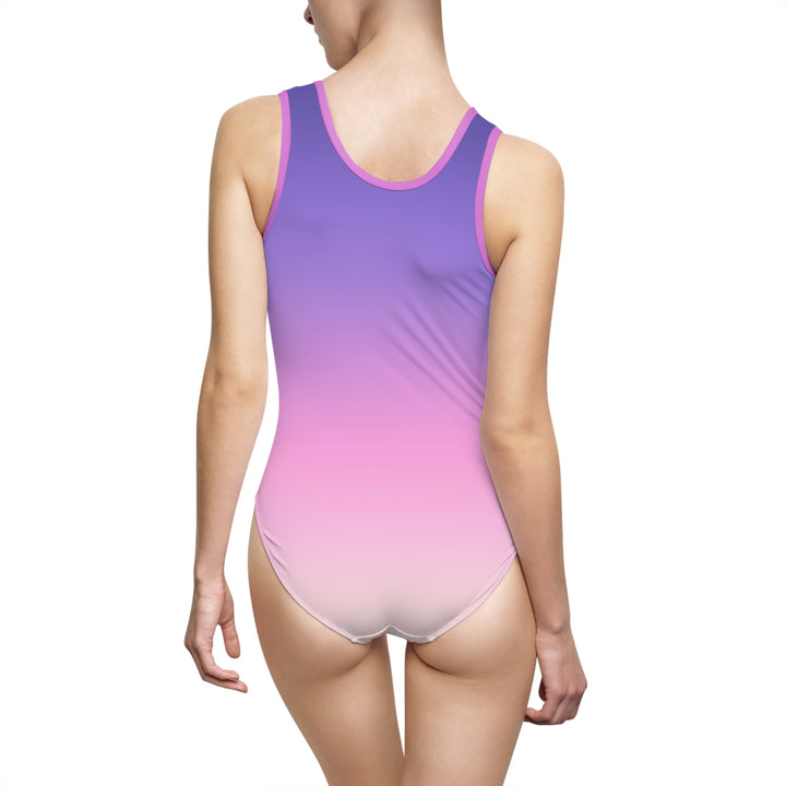 Women's Gradient One-Piece Swimsuit