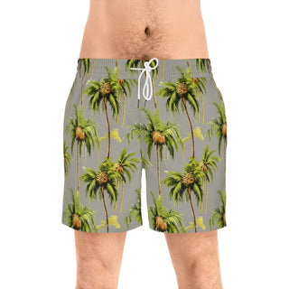 Rizzlly Tropical Paradise Swim Shorts for Men - Stylish Summer Swimwear