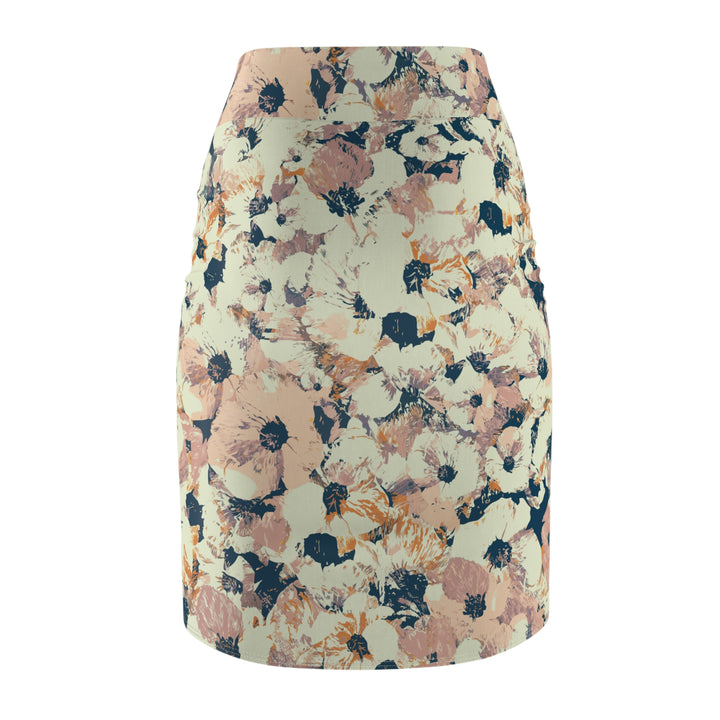 Floral Pastel Women's Pencil Skirt