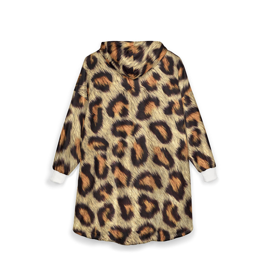 Leopard Hooded Blanket