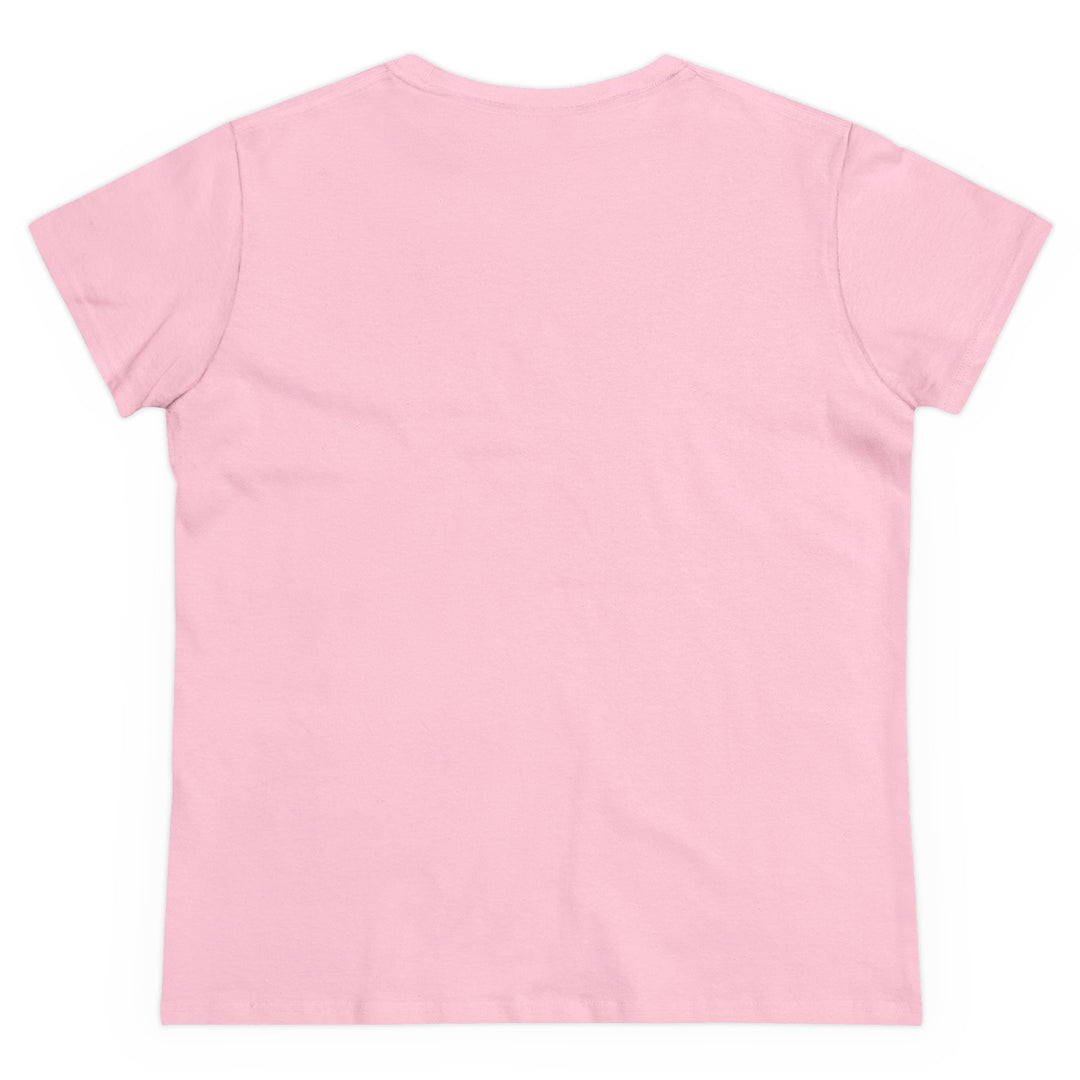 Creative Colorful Women's Midweight Cotton Tee - Light Bulb Design - Rizzlly
