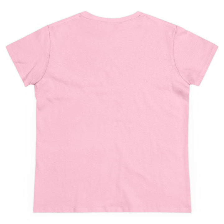 Creative Colorful Women's Midweight Cotton Tee - Light Bulb Design - Rizzlly