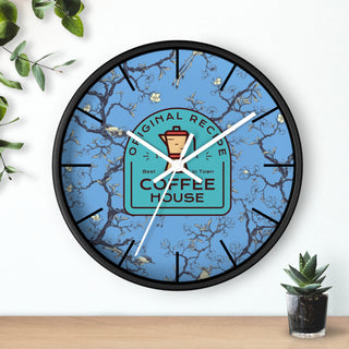 Coffee House Wall Clock - Original Recipe Design for Coffee Lovers