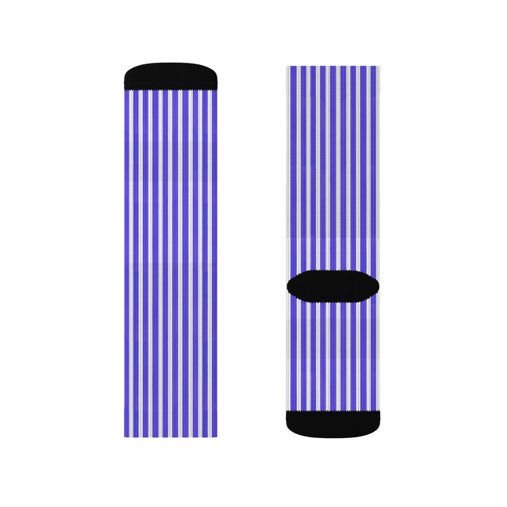 Funky Purple Striped Socks