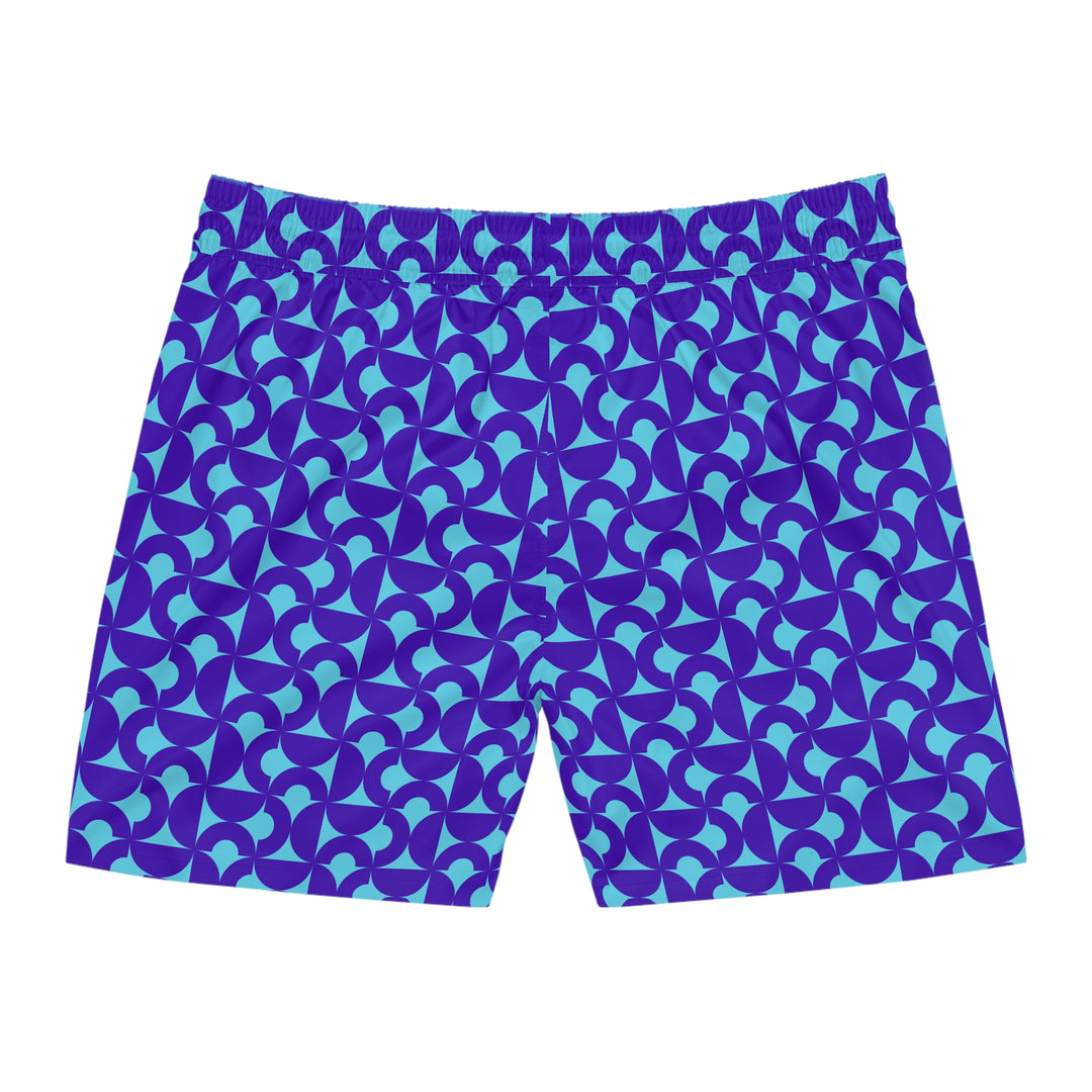 Vibrant Geometric Men's Swim Shorts