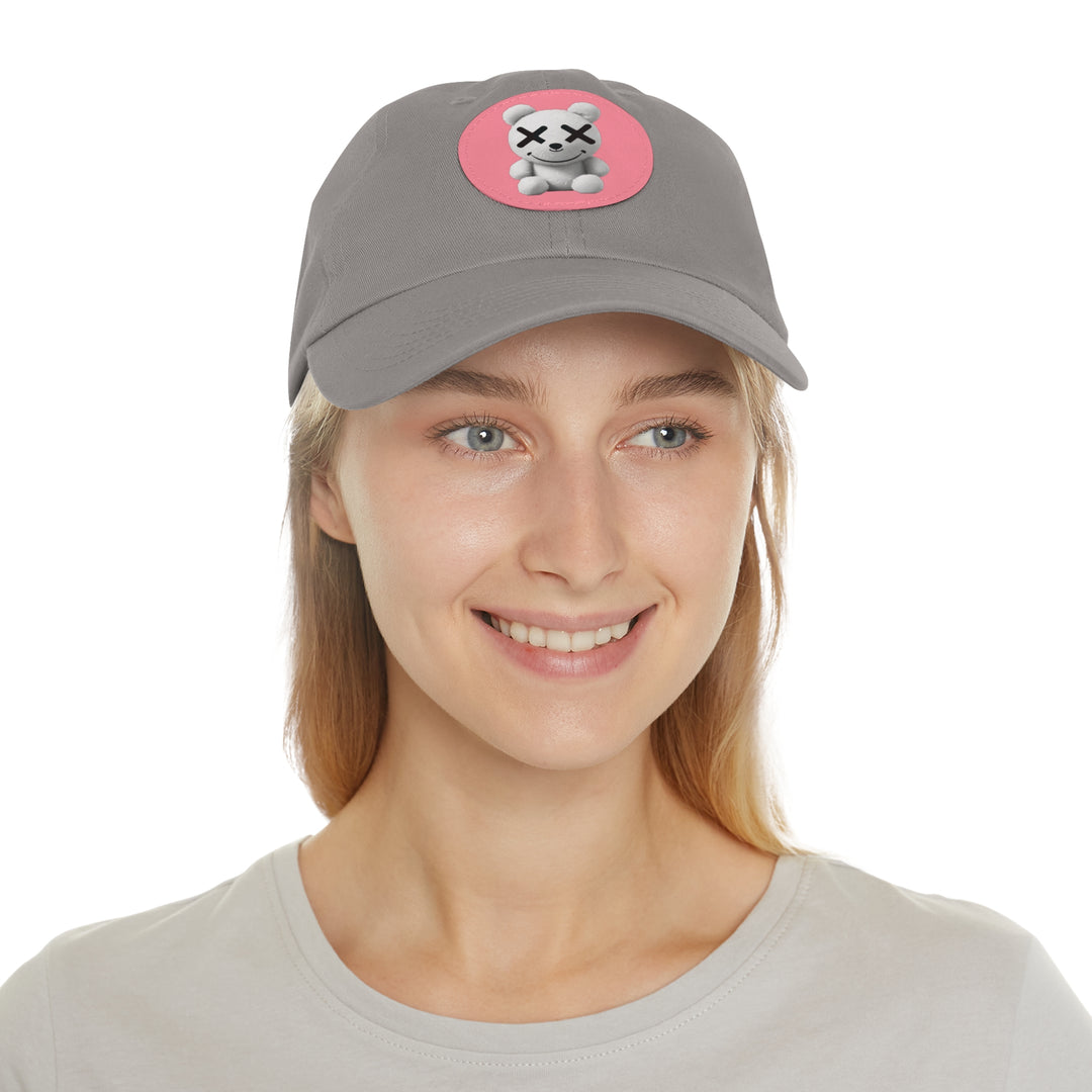 Dad Hat with Leather Patch (Round) - Rizzlly
