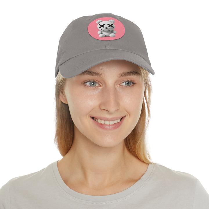 Dad Hat with Leather Patch (Round) - Rizzlly