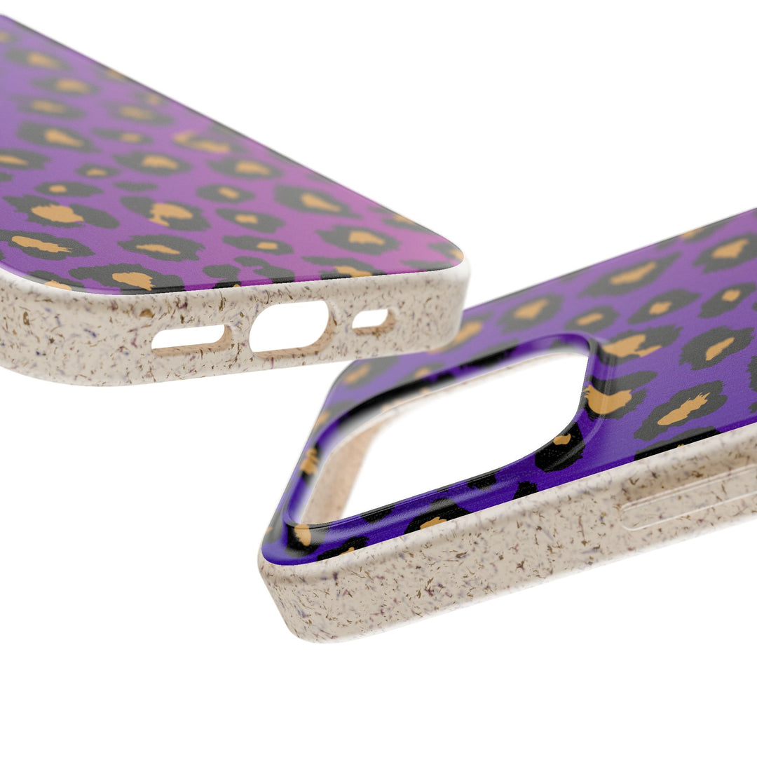Gradient Leopard Biodegradable Cases