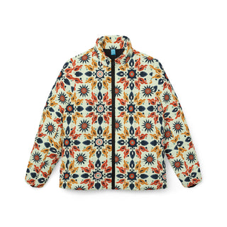 Bohemian Floral Women’s Puffer Jacket - Cozy & Stylish Outerwear for Every Season