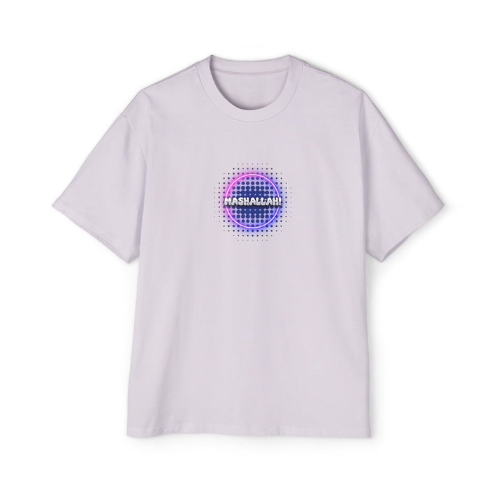 Graphic Oversized Tee - 'Mashallah' Design for Casual Style - Rizzlly