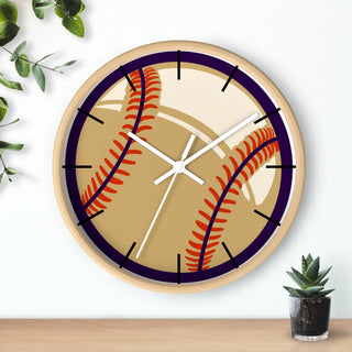 Baseball Wall Clock - Perfect Sports Decor for Fans & Players