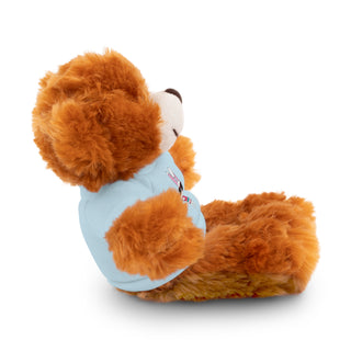 Cute Plush Bear with Custom Tee - Perfect Gift for Kids & Celebrations