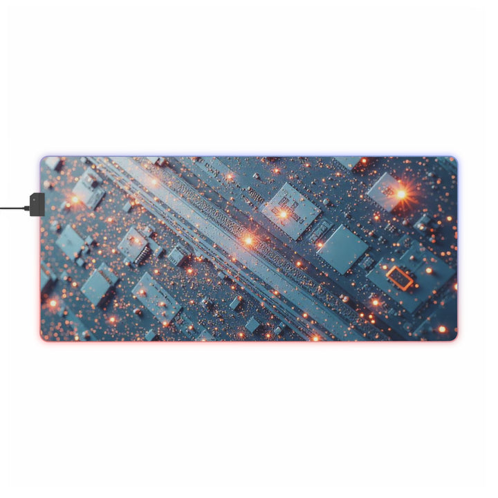 Illuminated LED Gaming Mouse Pad - RGB Glow for PC Gamers