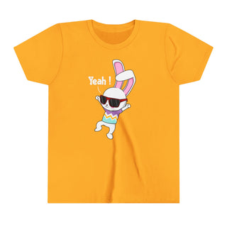 Cool Bunny Youth Tee - Fun Short Sleeve Shirt for Kids - Perfect for Birthdays and Celebrations!