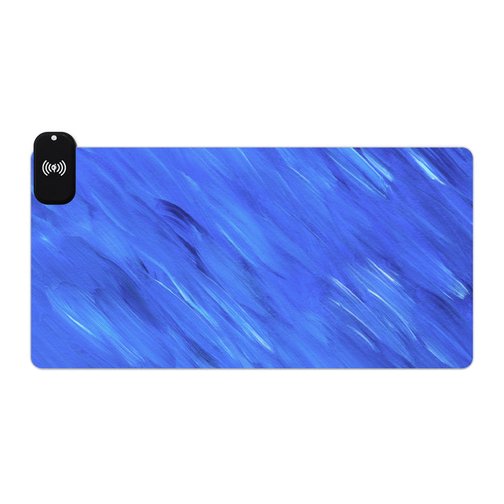 LED Sea Brush Wireless Charging Gaming Mouse Pad