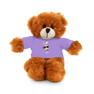 Cute Plush Bear with Custom Tee - Perfect Gift for Kids & Celebrations