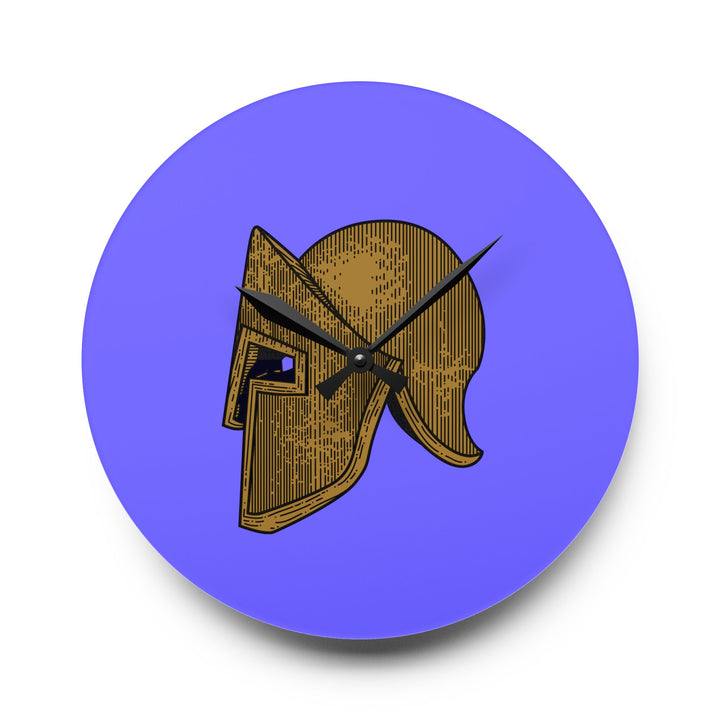 Spartan Helmet Acrylic Wall Clock