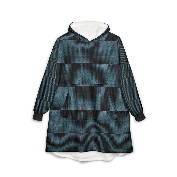 Dark Line Hooded Blanket