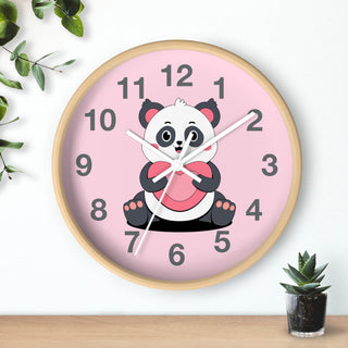 Cute Panda Wall Clock - Adorable Décor for Kids' Rooms