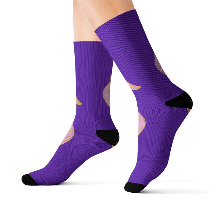 Sublimation Socks Pink Bananas