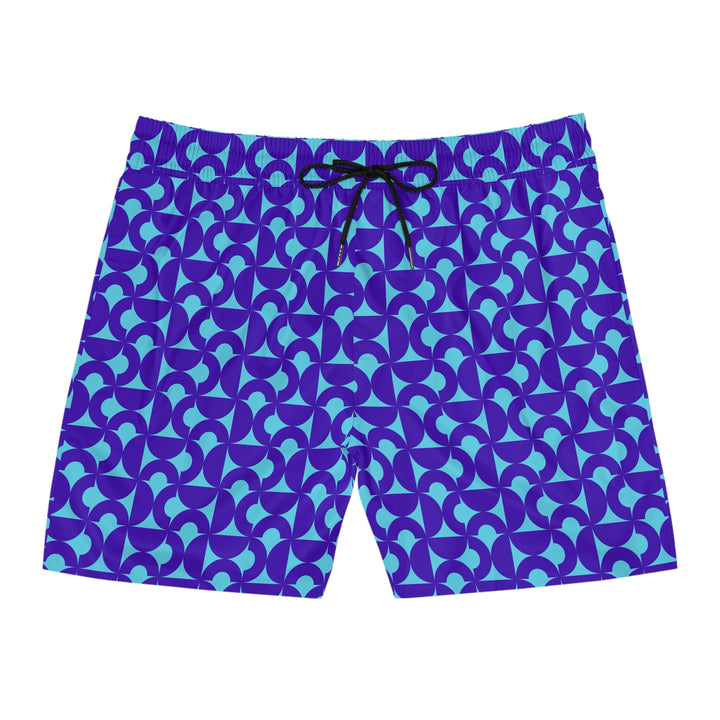 Vibrant Geometric Men's Swim Shorts