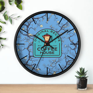 Coffee House Wall Clock - Original Recipe Design for Coffee Lovers