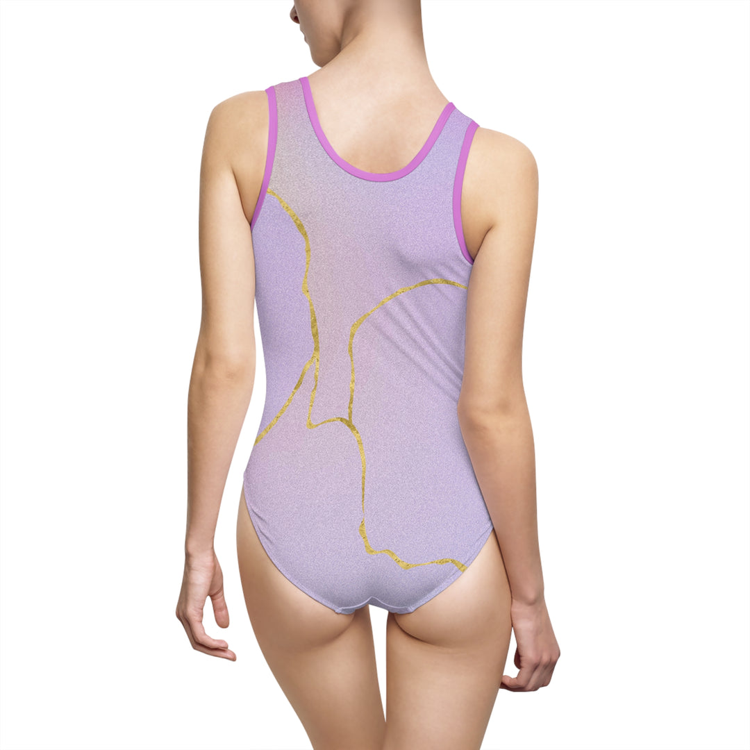 Pink Chic Women's One-Piece Swimsuit