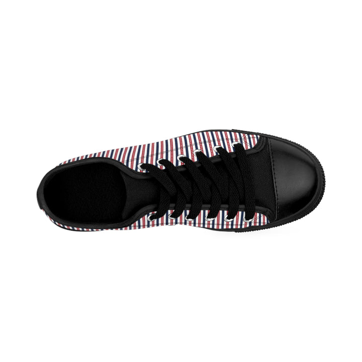 Stylish Striped Sneakers - Trendy Casual Footwear for Everyday Wear - Rizzlly