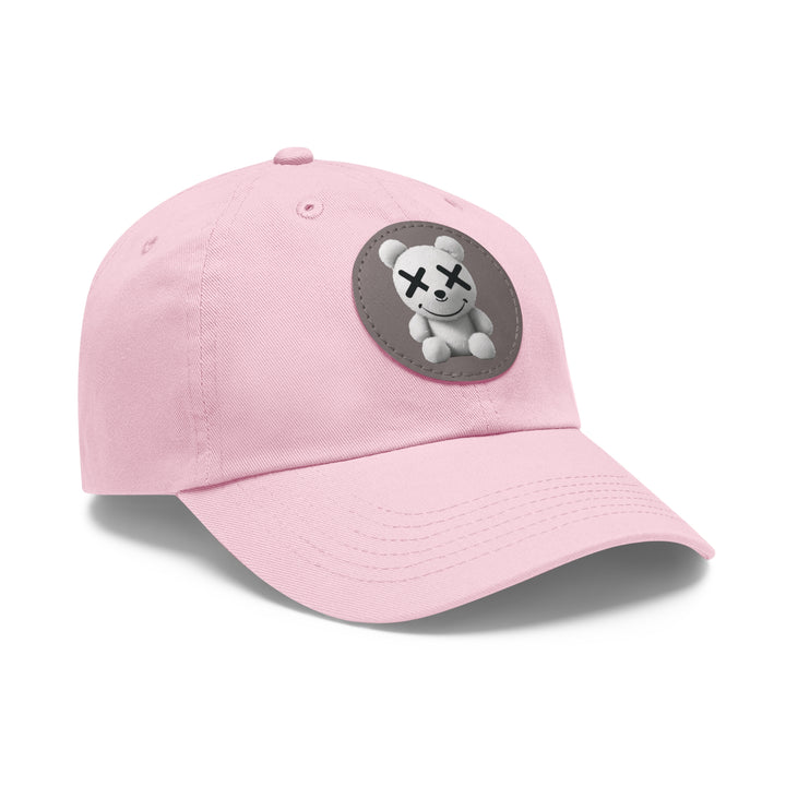 Dad Hat with Leather Patch (Round) - Rizzlly