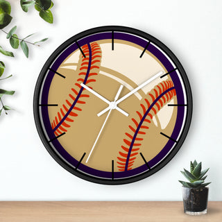 Baseball Wall Clock - Perfect Sports Decor for Fans & Players