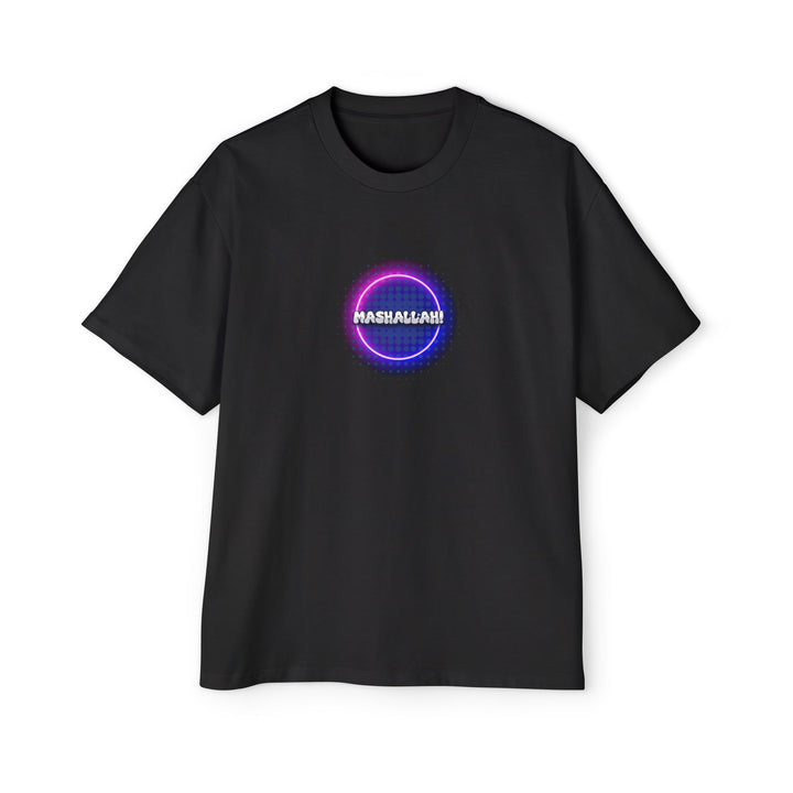 Graphic Oversized Tee - 'Mashallah' Design for Casual Style - Rizzlly