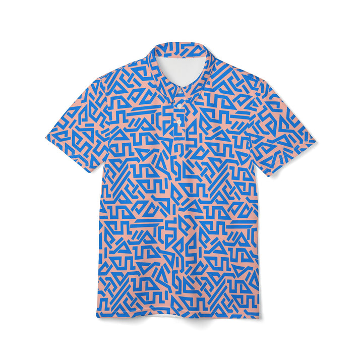 Geometric Gem Polo Shirt