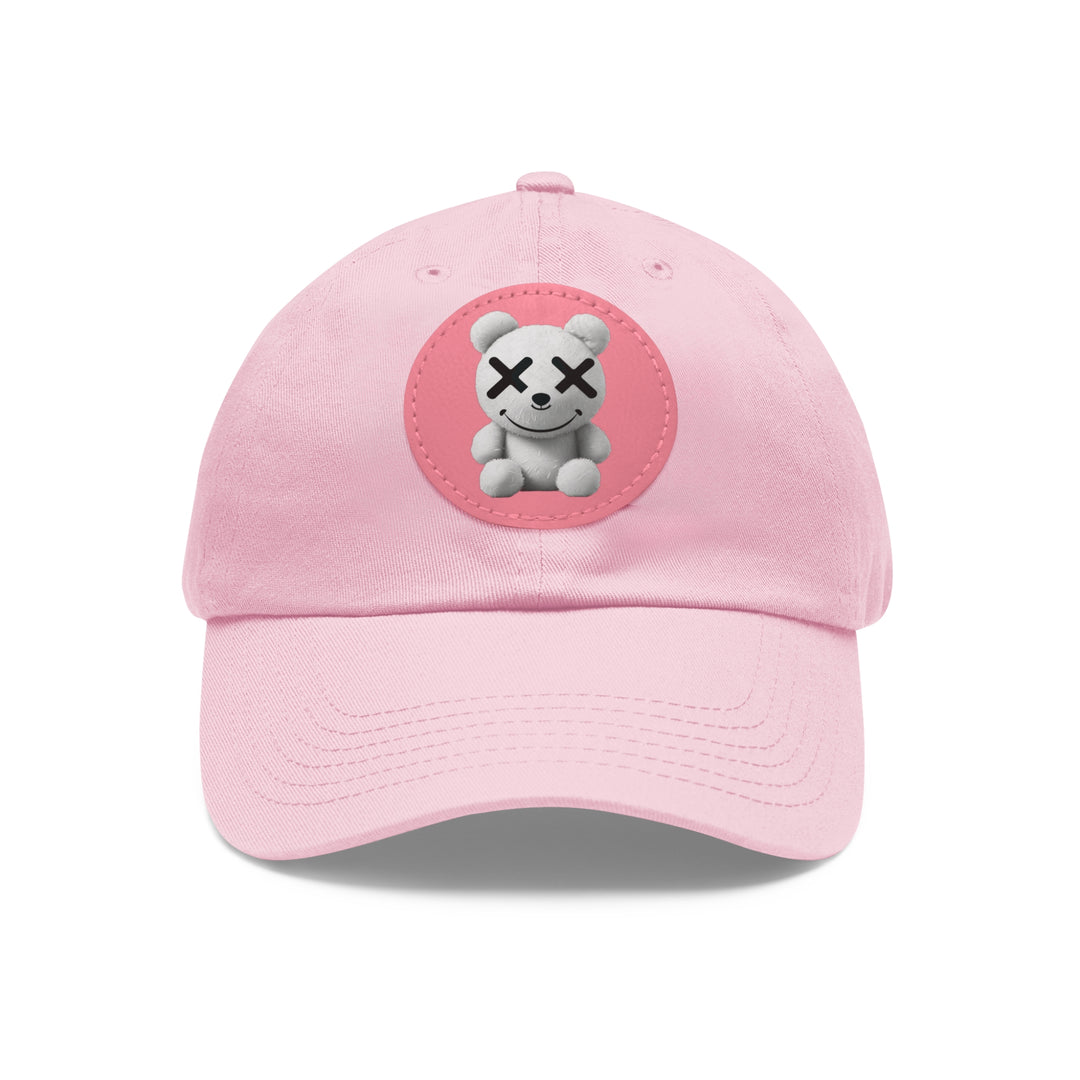 Dad Hat with Leather Patch (Round) - Rizzlly
