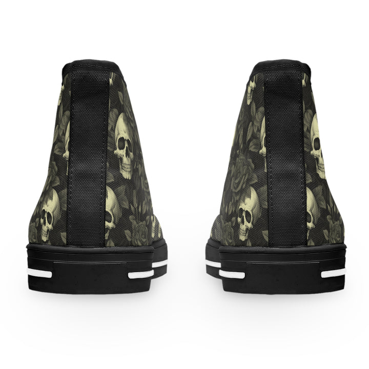 Rizzlly Gothic Skull High Top Sneakers - Rizzlly