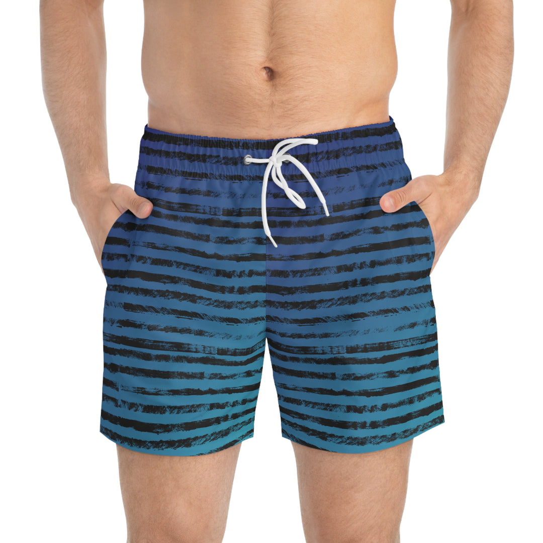 Vibrant Ombre Swim Trunks