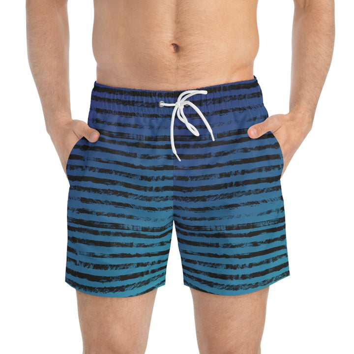 Vibrant Ombre Swim Trunks
