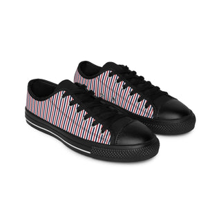 Stylish Striped Sneakers - Trendy Casual Footwear for Everyday Wear