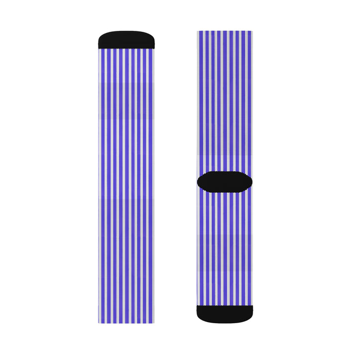 Funky Purple Striped Socks