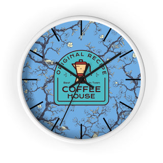 Coffee House Wall Clock - Original Recipe Design for Coffee Lovers