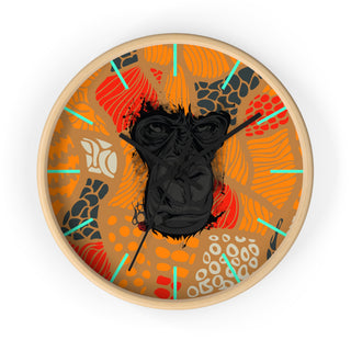 Artistic Gorilla Wall Clock | Unique Home Decor for Animal Lovers