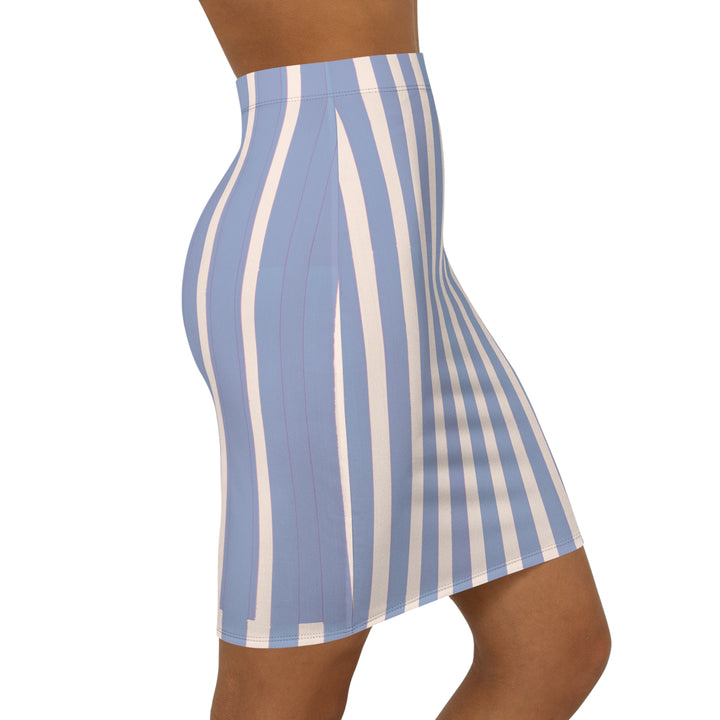 Stylish Striped Women's Pencil Skirt