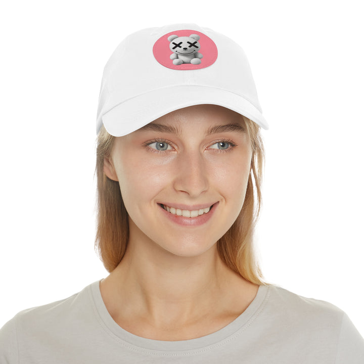 Dad Hat with Leather Patch (Round) - Rizzlly