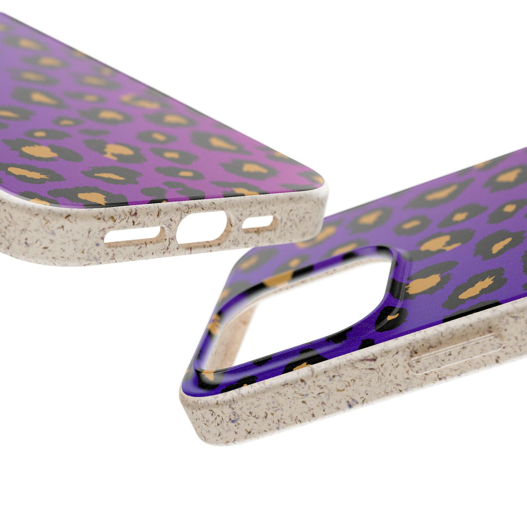 Gradient Leopard Biodegradable Cases