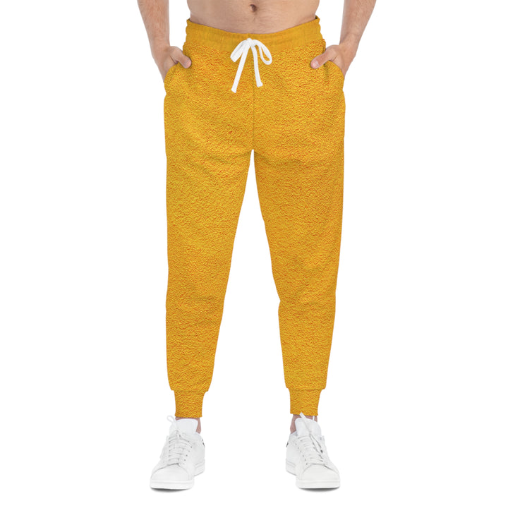 Sunny Yellow Athletic Joggers for Active Lifestyle - Rizzlly