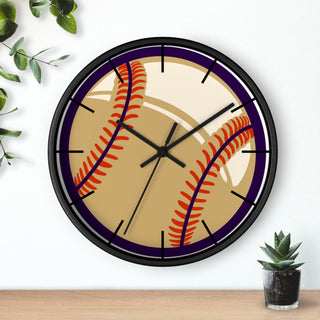 Baseball Wall Clock - Perfect Sports Decor for Fans & Players