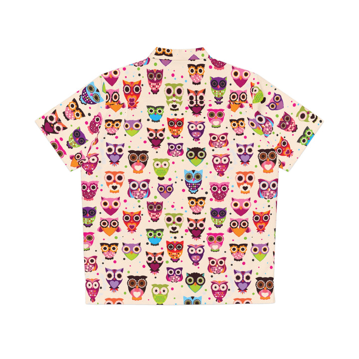 Colorful Owl Hawaiian Shirt