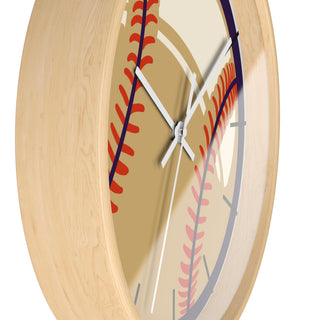 Baseball Wall Clock - Perfect Sports Decor for Fans & Players