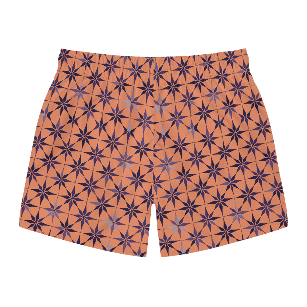 Vibrant Printed Swim Trunks