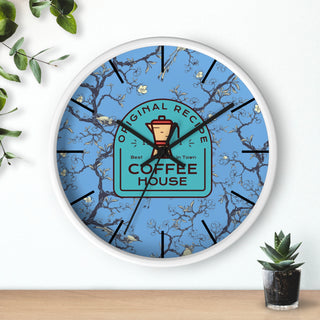 Coffee House Wall Clock - Original Recipe Design for Coffee Lovers